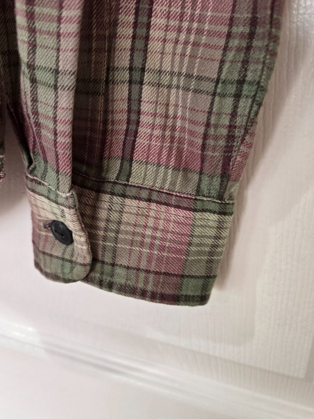 Double RL RRL By Ralph Lauren Men's Butte West Work Shirt Sage Plaid Size S NWOT - Picture 6 of 10